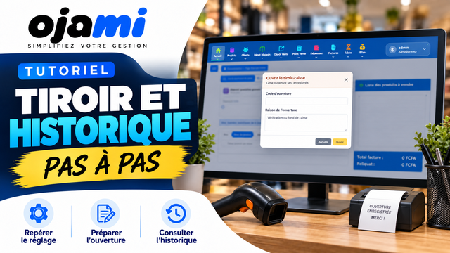 Tiroir et historique | Tutoriel Ojami