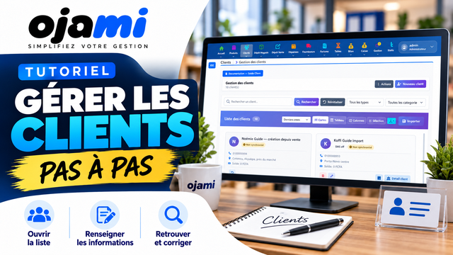 Gérer les clients | Tutoriel Ojami