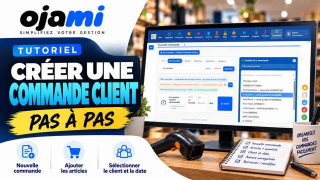 Commandes clients — création et gestion | Tutoriel Ojami