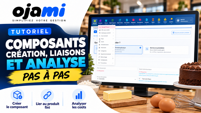 Composants : création, liaisons et analyse | Tutoriel Ojami