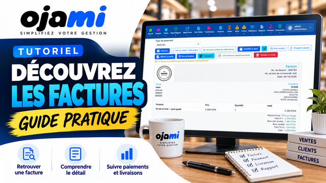 Découvrez les factures dans Ojami