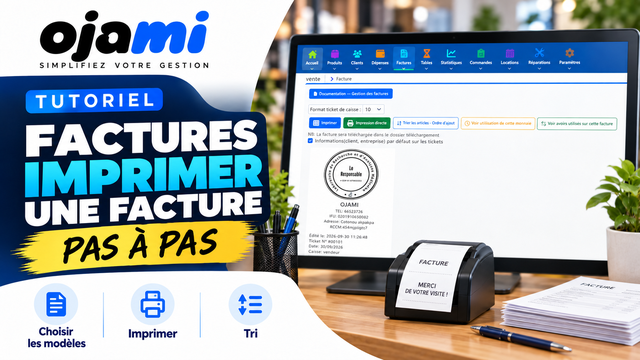 Factures — Imprimer une facture | Tutoriel Ojami