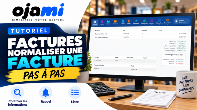 Factures — Normaliser une facture | Tutoriel Ojami