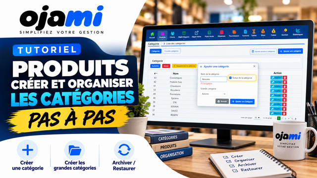 Produits — Créer et organiser les catégories | Tutoriel Ojami