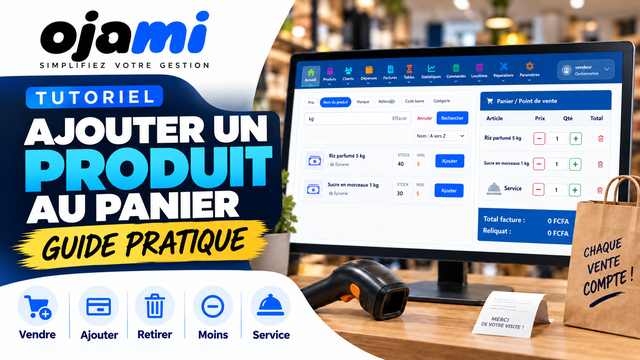 Vente — Ajouter un produit au panier | Tutoriel Ojami
