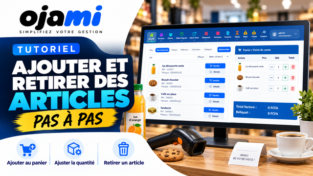 Ajouter et retirer des articles | Tutoriel Ojami