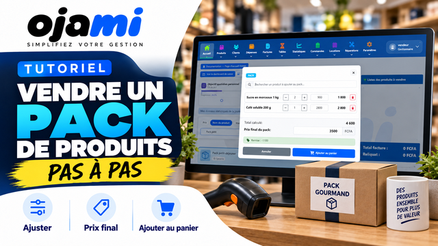 Vente — Vendre un pack de produits | Tutoriel Ojami