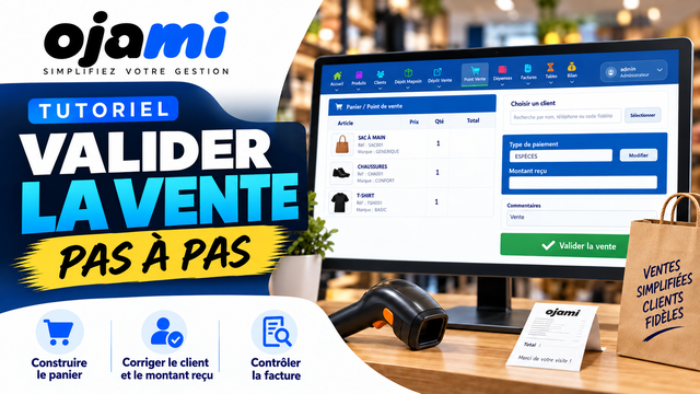 Valider la vente et vérifier le résultat | Tutoriel Ojami
