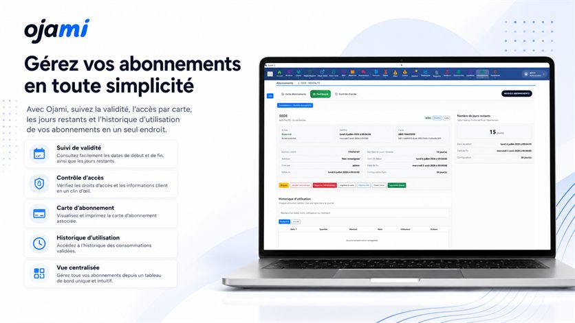 Gestion de l’abonnement Ojami