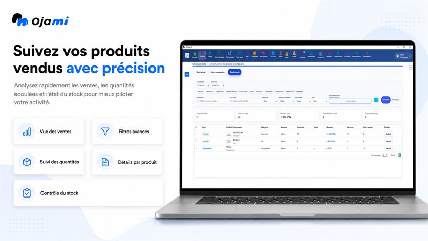 Gestion des produits par vendeur dans Ojami